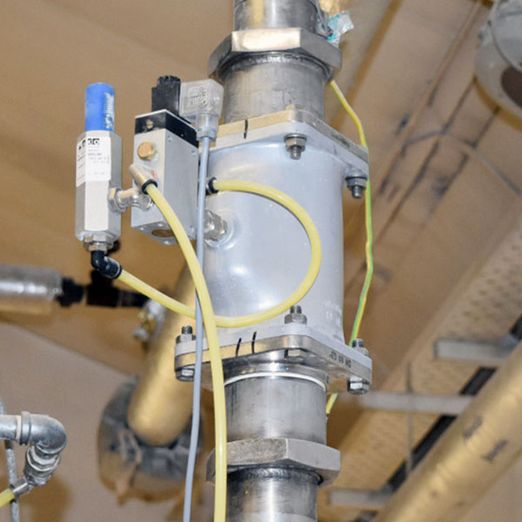 Pinch valves from AKO can be installed as control valves in suction lines