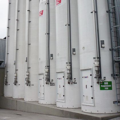 AKO pinch valves control the filling of silo systems