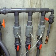 Pinch valves from AKO used as shut-off valves in water treatment