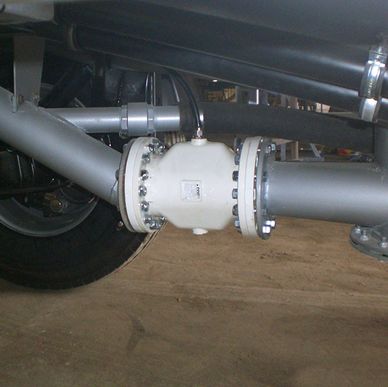 AKO pinch valves in use in commercial vehicles