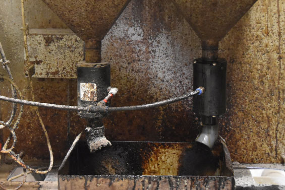 Pinch valves from the VMP series are used to dose additives for ready-mixed concrete